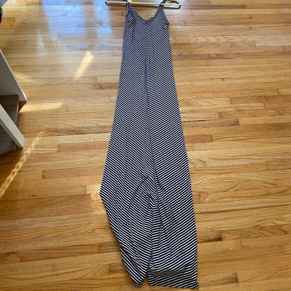 HEART HIPS Floor Length Striped Dress with Adjustable Spaghetti Straps Size S - Picture 7 of 8